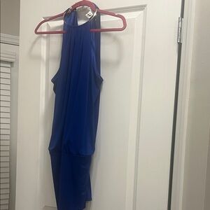 Cache Royal Blue Backless Dress
